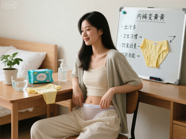 内裤上有黄黄的分泌物是怎么回事