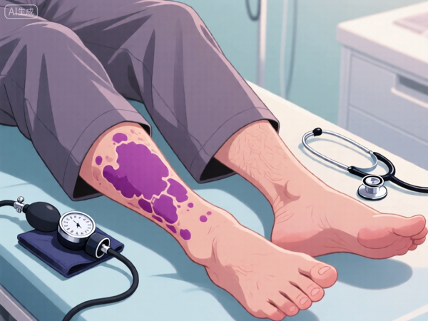 不知不觉腿上紫一块是怎么回事